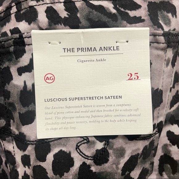 FINAL PRICE AG Prima Ankle Cigarette Jeans Leopard - Picture 6 of 6